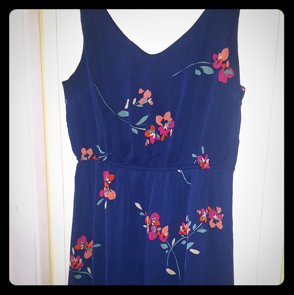 Blue Flowery Dress